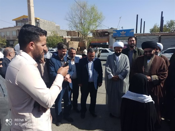 آیین تکریم و معارفه امام‌جمعه محترم شهر زرین‌رود