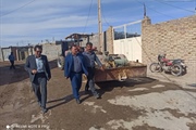 بازدید بخشدار بزینه‌رود از روستای امام‌کهریز
