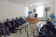 دیدار بخشدار بزینه‌رود با شهردار و کارکنان شهرداری زرین‌رود