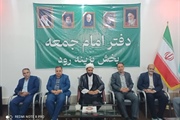 حضور فرماندار خدابنده در ستاد نماز جمعه زرین‌رود