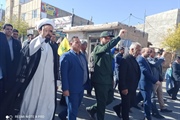راهپیمایی پرشور سیزده آبان در شهر زرین‌رود و بخش بزینه‌رود برگزار شد