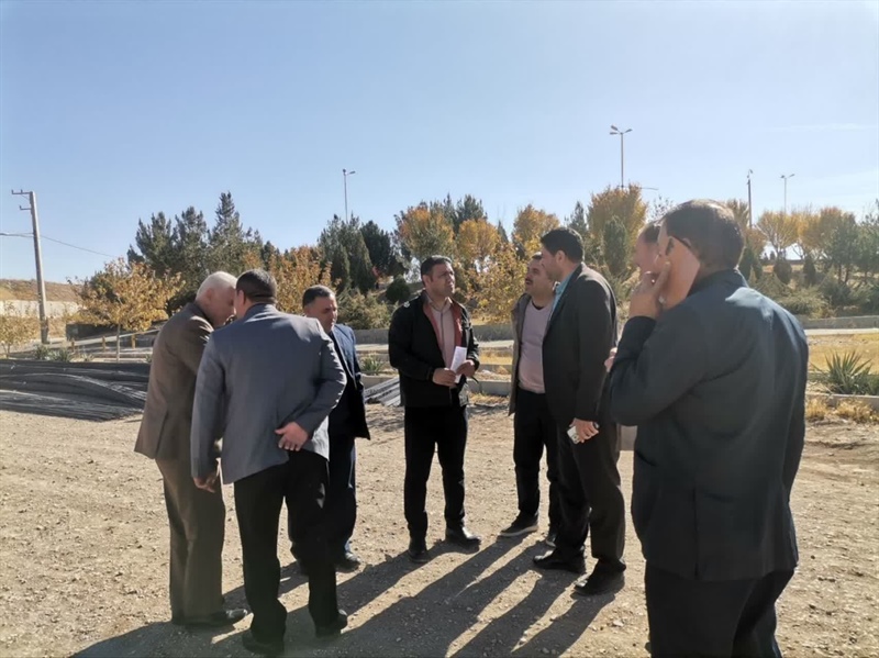 بازدید دکتر بیگدلی از پروژه سالن ورزشی زرین‌رود