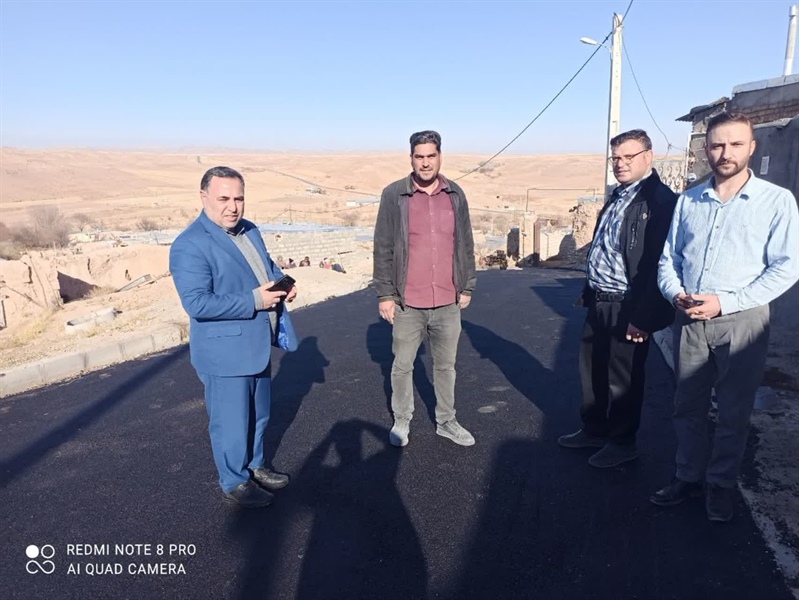 بخشدار بزینه‌رود از روستای شهیدآباد بازدید کرد.