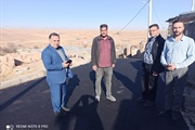 بخشدار بزینه‌رود از روستای شهیدآباد بازدید کرد.