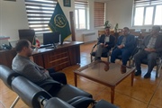 حضور بخشدار بزینه‌رود و رئیس بانک مسکن خدابنده در جهاد کشاورزی...