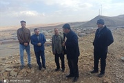 حضور بخشدار بزینه‌رود در روستای سراب