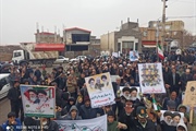تجمع حماسی مردم شهر زرین‌رود و بخش بزینه‌رود در راهپیمایی 22 بهمن...
