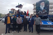 بیعت و تجدید میثاق اهالی روستاهای بخش با شهدای جنگ رمضان