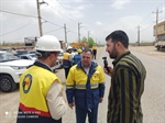 حضور بخشدار بزینه رود در پویش ملی سامان