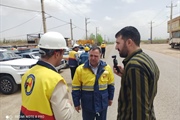 حضور بخشدار بزینه رود در پویش ملی سامان