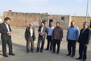 بازدید بخشدار افشار از روستاهای دهستان قشلاقات بخش افشار
