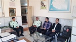 دیدار بخشدار افشار با فرماندهی انتظامی بخش