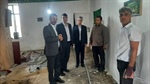 بازدید بخشدار افشار از روستای دینی بیک