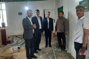 بازدید بخشدار افشار از روستای دینی بیک