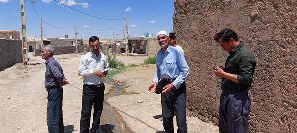 بازدید بخشدار افشار از روستاها