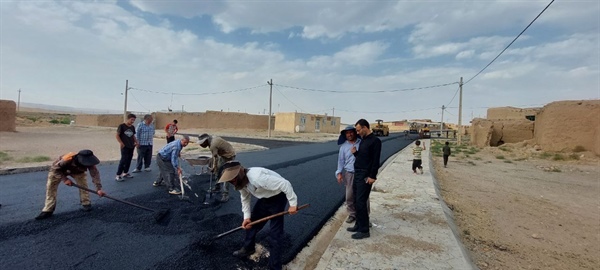 بازدید از آسفالت ریزی روستای تاتارده