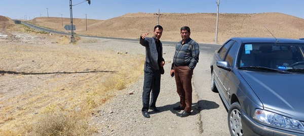 بازدید از زمین احداث پایگاه امداد و نجات جاده ای