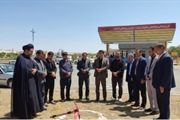 کلنگ زنی سکوی جدید جایگاه سوخت شهر گرماب