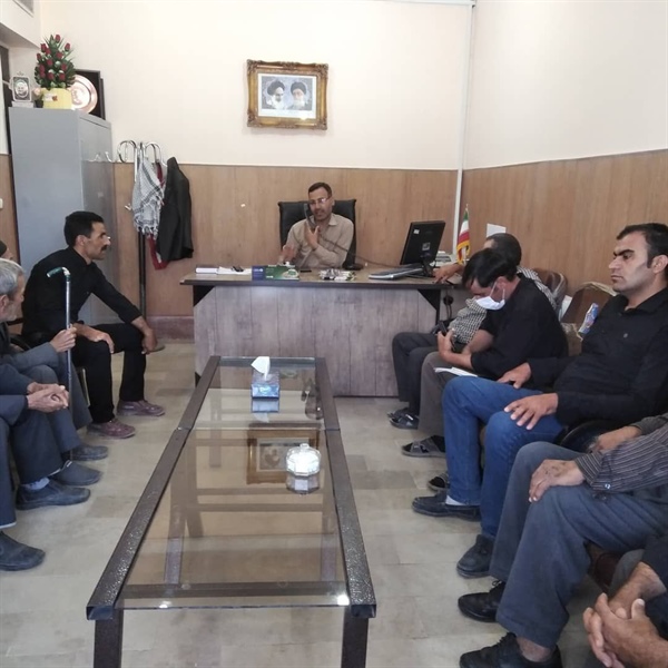 برگزاری جلسه با اهالی محترم روستای خلیفه قشلاق