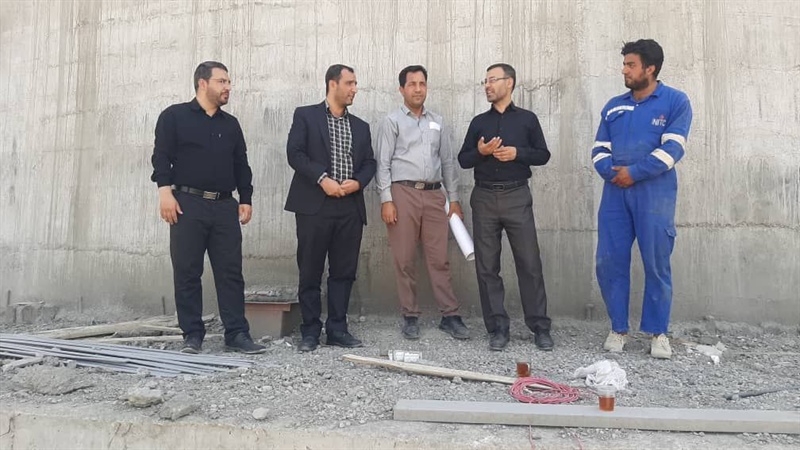 بازدید از پروژه احداث سیلوی گندم شهر گرماب