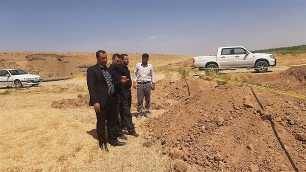 بازدید از پروژه زیرسازی روستای خلیفه لو