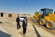 بازدید از پروزه زیرسازی روستای سوله