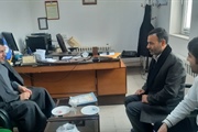 دیدار صمیمی با کارکنان اداره ثبت احوال شهر گرماب به مناسبت روز ثبت...