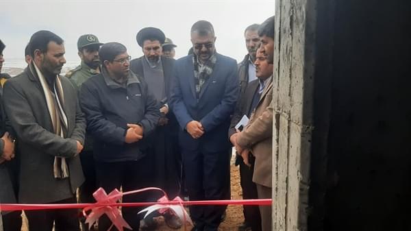 آیین افتتاحیه پروژه احداث مخزن 500 متر مکعبی شهر گرماب