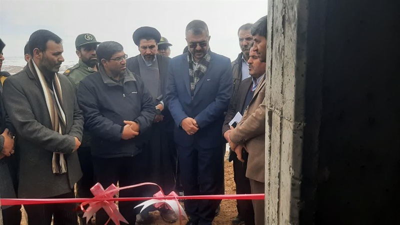 آیین افتتاحیه پروژه احداث مخزن 500 متر مکعبی شهر گرماب