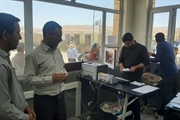بازدید بخشدار افشار از خدمات رسانی سیلوی گندم به کشاورزان منطقه