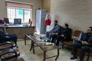 دیدار رئیس دادگاه عمومی و اعضای شورای بخش با بخشدار افشار بمناسبت...
