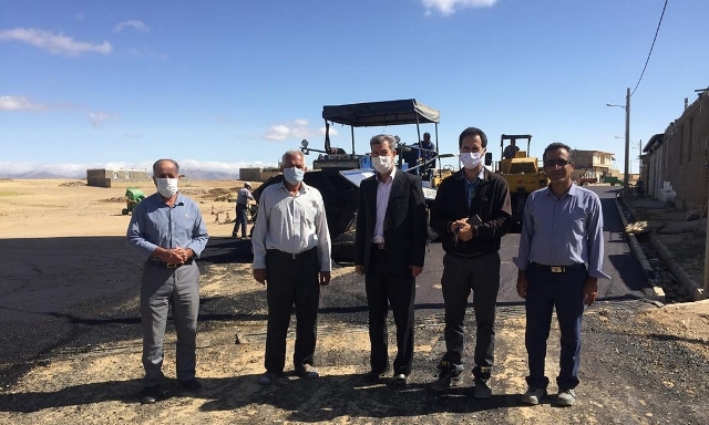 آلگزیر بازدید از پروژه آسفالت 7مهرماه