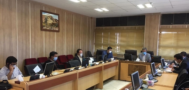 جلسه تامین مسکن محرومین روستایی به ریاست بخشدار و با حضور بنیاد مسکن و دهیاران