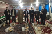 رزمایش مواسات همدلی و کمک مومنانه با همت بخشدار در آستان مقدس...