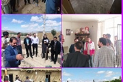 بازدید بخشدار ابهر از روستاهای بخش در پی بارندگی