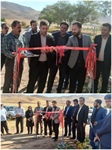 افتتاح پروژه کانال آب کشاورزی روستای قره آغاج
