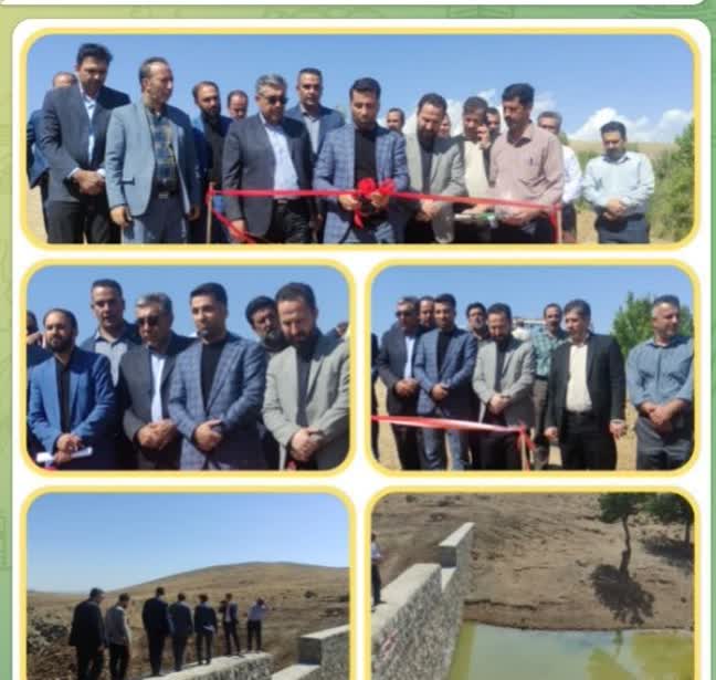 افتتاح پروژه بند رسوب گیر روستای میموندره