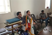 بازدید سرپرست محترم بخشداری مرکزی از روستای قلعه حسینیه