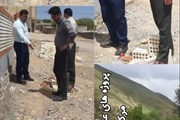 بازدید میدانی مهندس نژاد حسینی بخشدار خرم دره از پروژه های عمران...