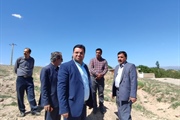 بازدید میدانی جناب آقای محبی فرماندار محترم از روستای رحمت آباد