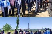 پیگیری موضوع خسارات کشاورزان شهرستان