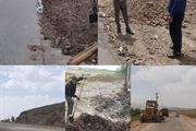 مسیر جاده اصلی شویر به هیدج و اصلاح مسیر جهت بهبود عبور ومرور روستایی
