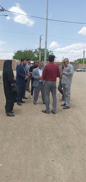 بازدید میدانی مدیر کل محترم امور روستایی استان دکتر بیگدلی با حضور مهندس نژاد حسینی بخشدار محترم خرم دره از پروژه های عمران روستایی