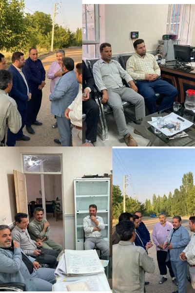 بازدید میدانی جناب آقای بیگدلی مدیر کل دفتر امور روستایی استان