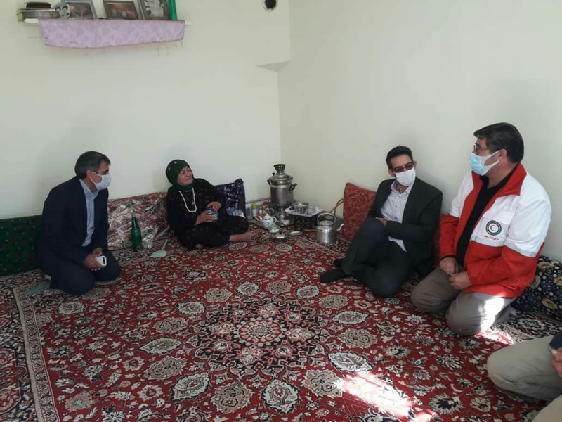 دیدار با سالمندان روستایی به مناسبت هفته سالمند