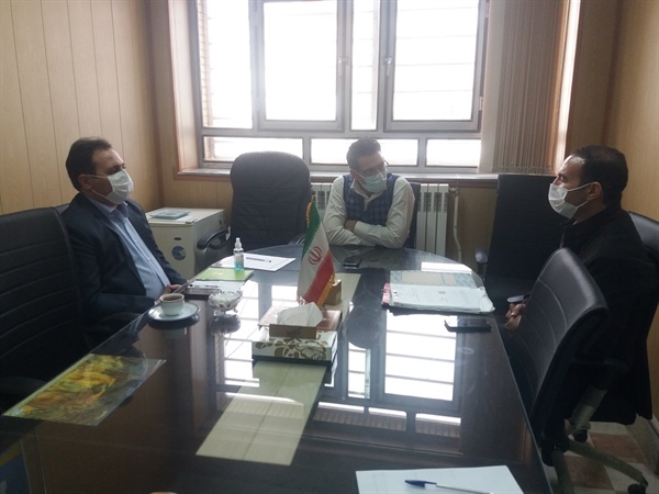 جلسه رفع مشکل جابجایی روستای سعیدکندی