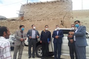 بازدید مدیرکل مدیریت بحران استان از روستای سعیدکندی
