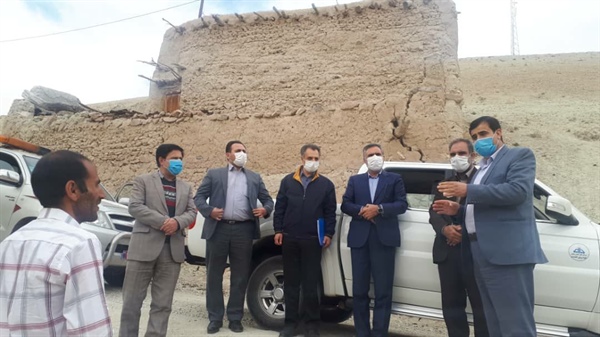 بازدید مدیرکل مدیریت بحران استان از روستای سعیدکندی