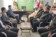 دیدار با فرماندهی انتظامی شهرستان به مناسبت هفته نیروی انتظامی