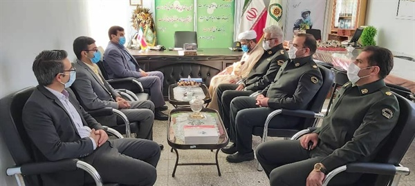 دیدار با فرماندهی انتظامی شهرستان به مناسبت هفته نیروی انتظامی